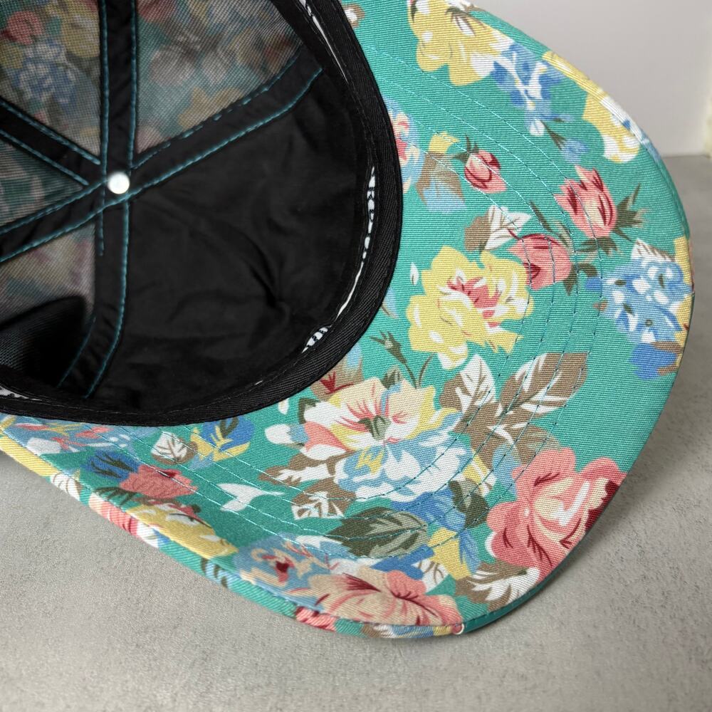 Robin Ruth Hawaii Snapback Baseball Cap Quilted Floral Design - Picture 12 of 15